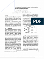 5 Scan Based Side Channel Attack On Dedicated Hardware Implementations of Data Encryption Standard