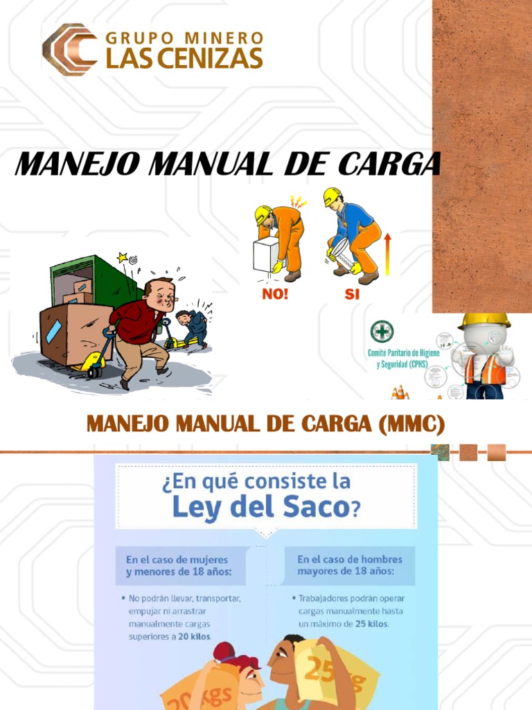 Capacitacion de Manejo Manual de Cargas 2021 | PDF