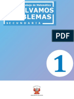 Resolvamos Problemas 1 Secundaria Cuaderno de Trabajo de Matemática