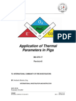 Application of Thermal Parameters in Pigs