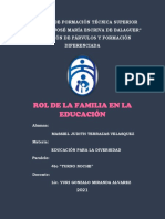 Rol de La Familia en La Educación