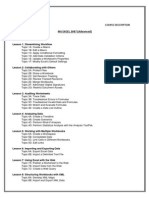 MS EXCEL 2007 (Advanced) - 2 Days