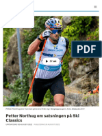 Petter Northug Om Satsningen På Ski Classics - SVT Sport