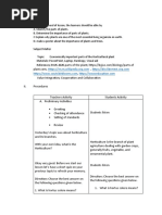 Pulmon Lesson Plan