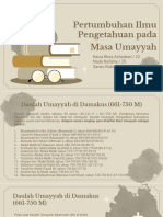 Pertumbuhan Ilmu Pengetahuan Pada Masa Umayyah