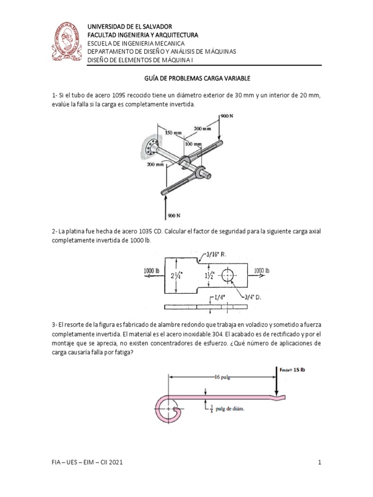 Guia de Ejercicios Carga Variable PDF