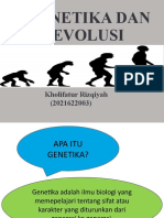 Genetika Dan Evolusi
