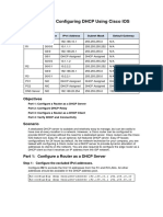 Laboratorio 9 DHCP