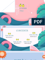 Colorful Summer PowerPoint Templates