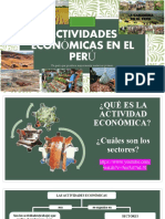 Actividades Económicas en El Perú
