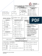 Formulario de CALCULO INTEGRAL