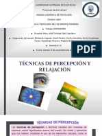 Presentación Técnicas Percepción y Relajación PDF