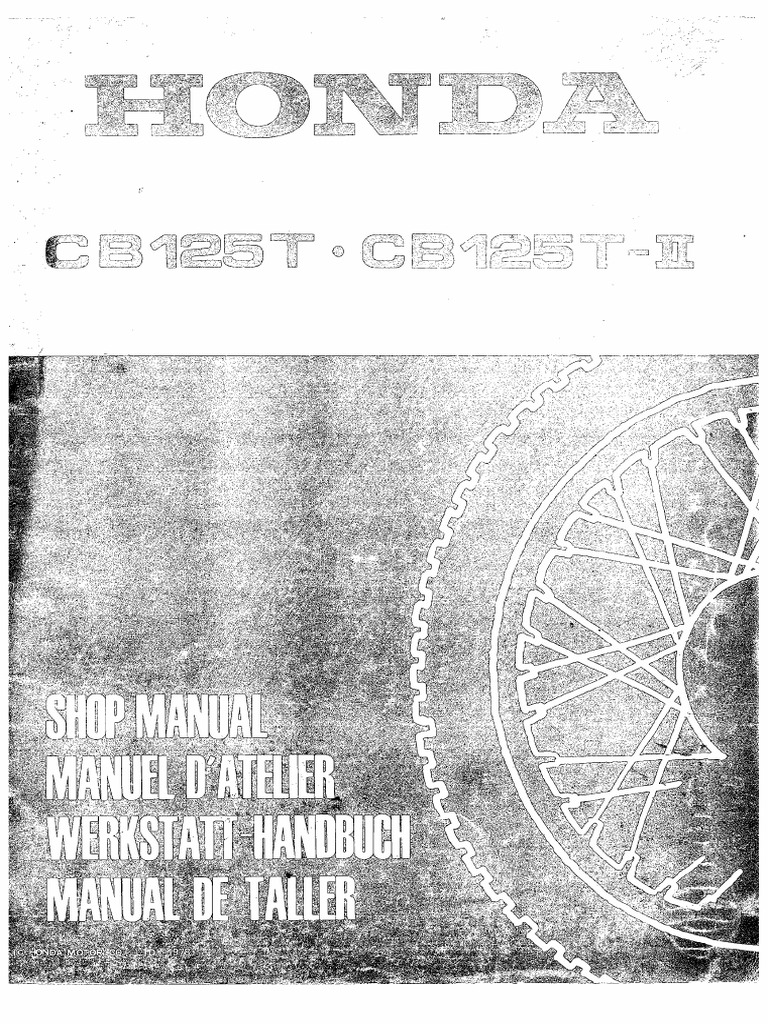 HONDA CBF 125 MANUAL DE TALLER HONDA CB1 125 PDF visual data 4