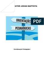 Orientação Pedagogica para Os Professores PEB I 2021