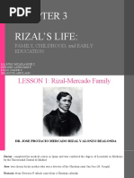 Chapter 3 (Life and Works of Rizal)