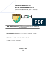 La Importancia Del Control Ambiental en La Industria-Auditoria .A-Rosmery