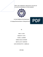 Parental Involvement and Community Linkages of College of Teacher Education in The Middle of The Pandemic Chapter 1 3