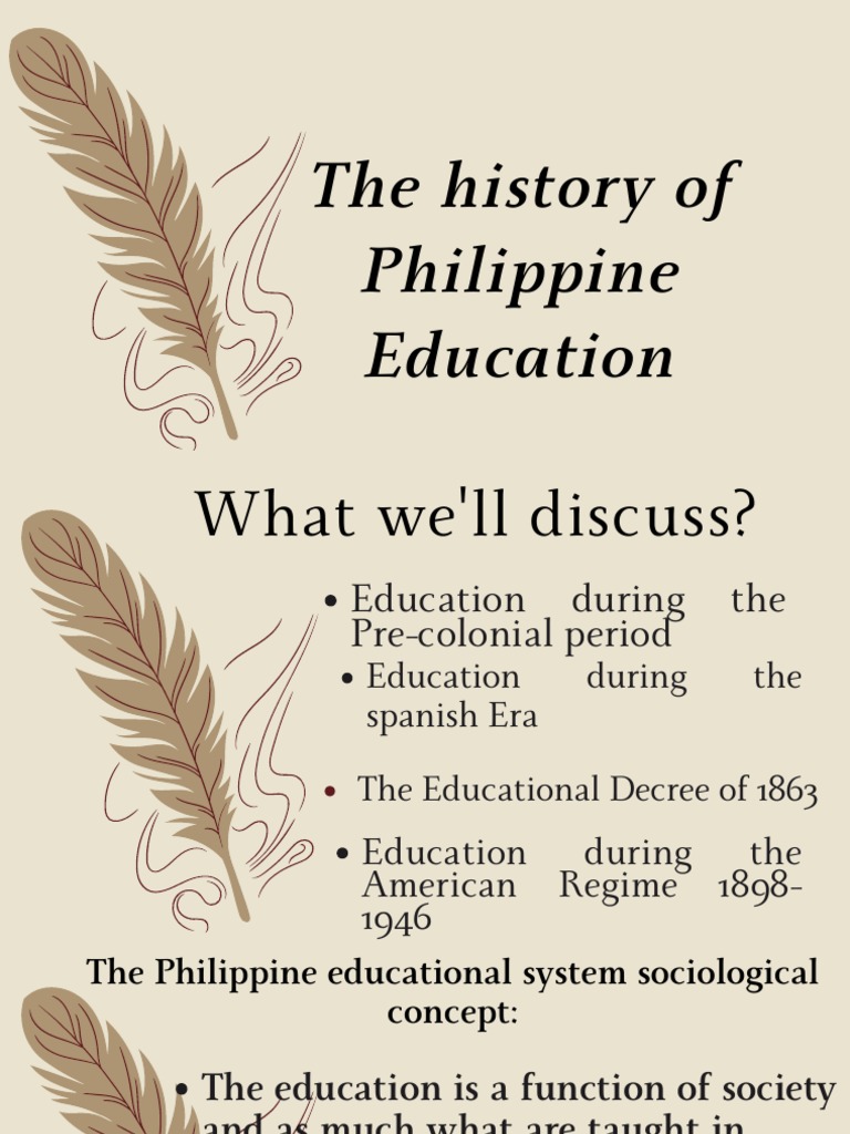 Original Copy of THE HISTORY OF THE PHILIPPINE EDUCATION SYSTEM | PDF