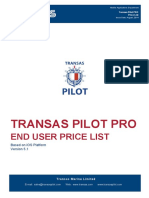 Transas Pilot Pro Price List Rev 05.1 08.08.2014 End User