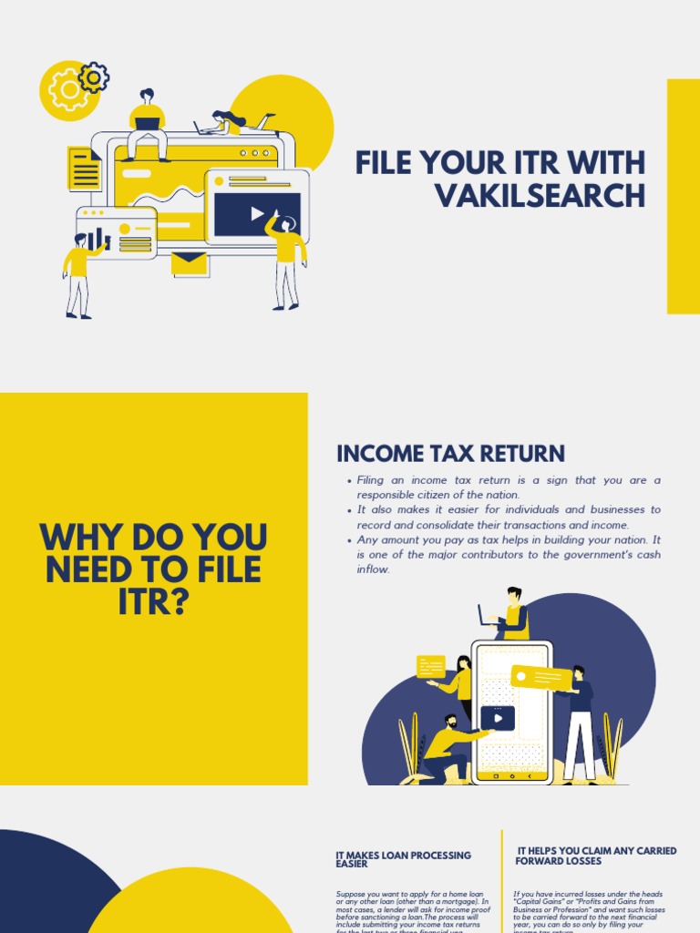 ITR Filing | PDF | Business | Law