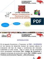 Presentacion de La Preinversion 2010 EVP VF Corregida