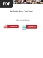 Bus Tracking System Project Report