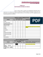 Mod-20 Cuestionario de Grado de Riesgo