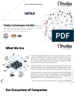 Company Profile - Thulija Technologies - Updated 2021