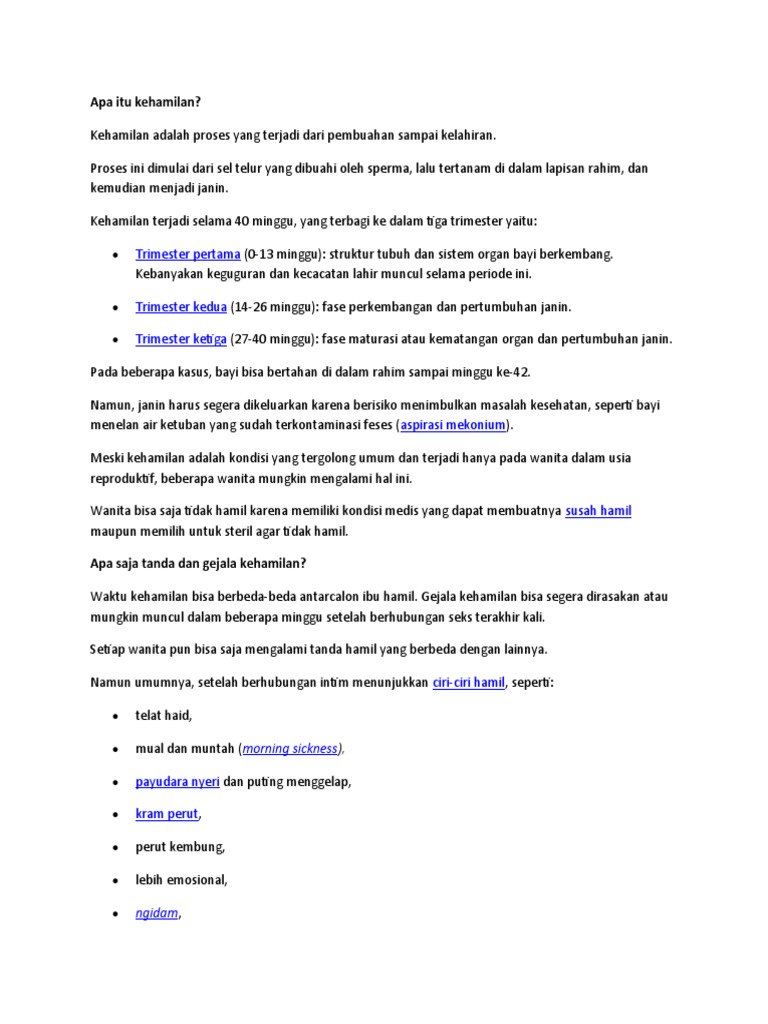 Apa Itu Kehamilan Tik PDF