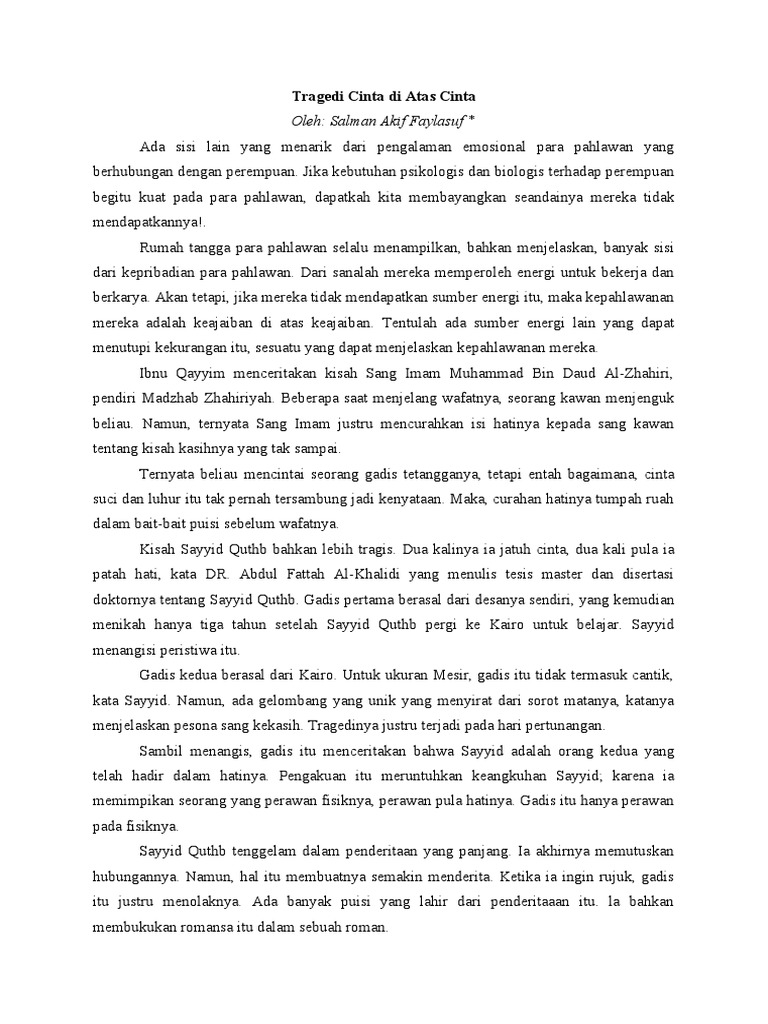 Cinta Tak Terucap karya Dian Nafi tema cinta yang mendalam dan menyentuh