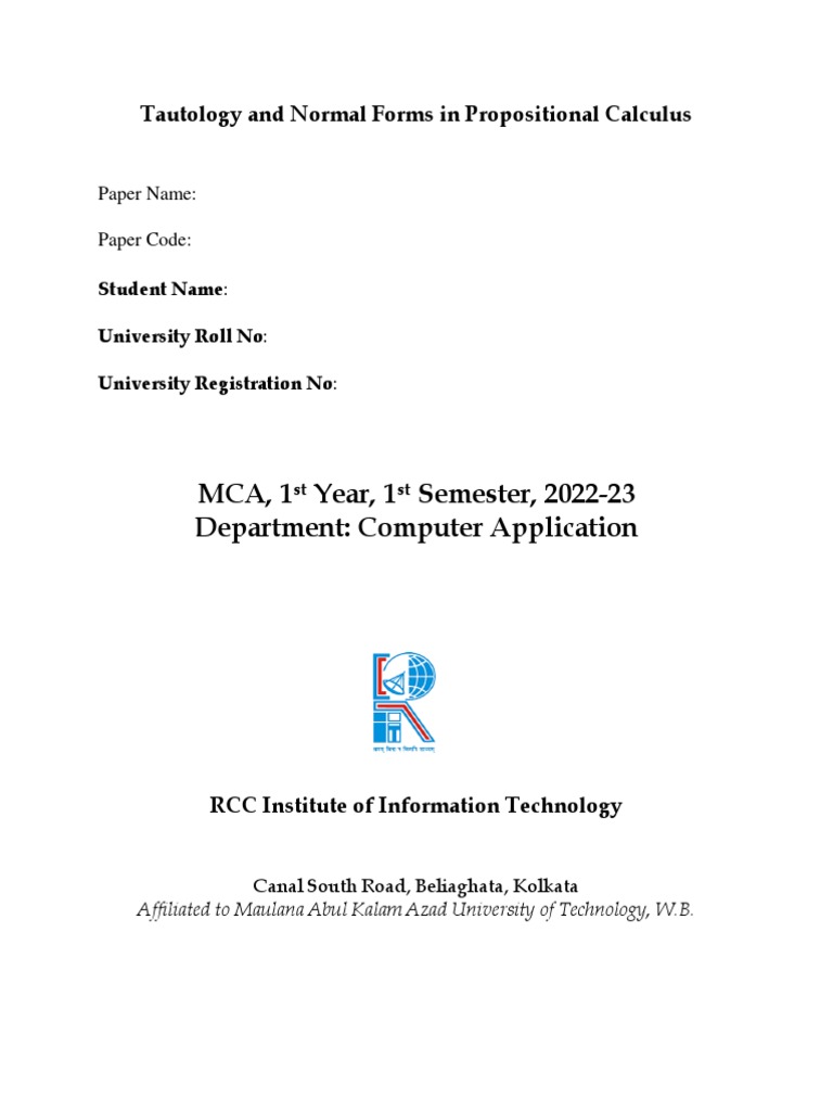 Front page sample | PDF