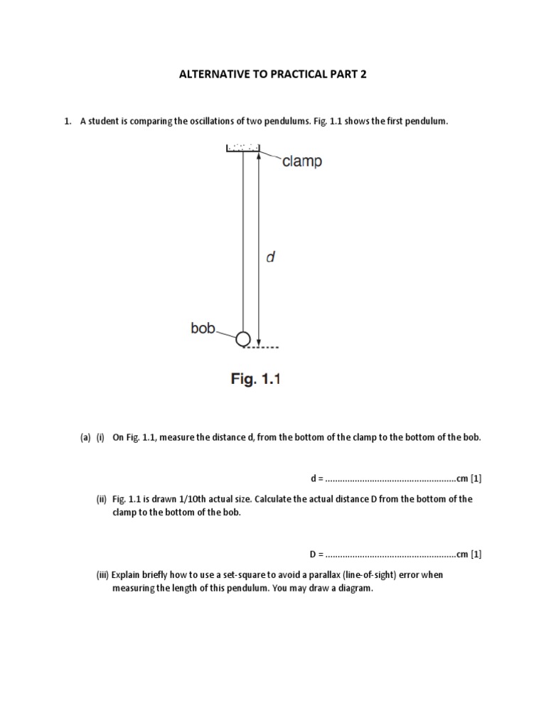 Simple Pendulum Experiment Analysis | PDF | Pendulum | Experiment
