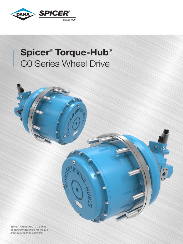 Spicer Torque Hub C0 Serie Spec Sheet | PDF