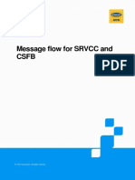 Message Flow For SRVCC and CSFB