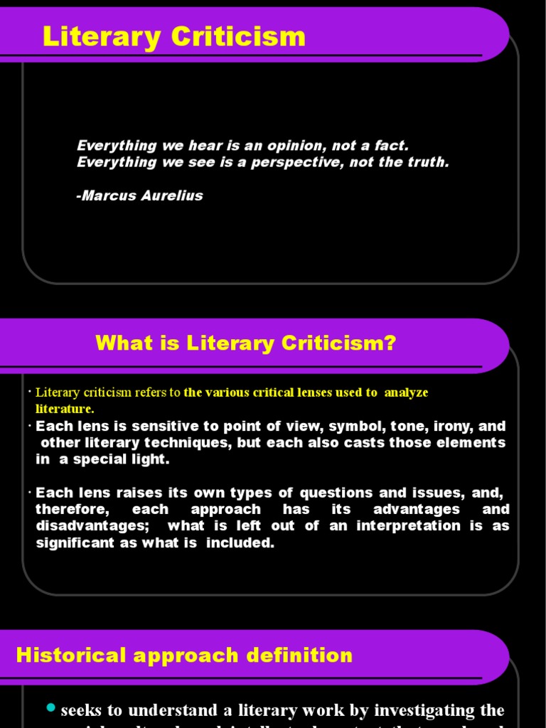 Literary Criticism | PDF