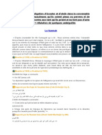 Les Preuves de L'obligation D'écouter Et D'obéir Dans Le Convenable