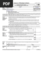 2022 Form W-4 - fw4-22