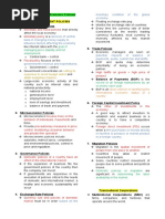 Domestic and Foreign Economic Policies