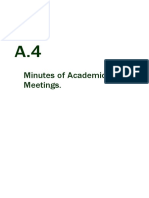 A.4 Minutes of Academic Council Meetings