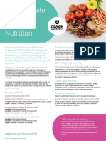 Postgraduate Studies in Human Nutrition - RC