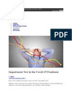 Impairment Test in Covid-19