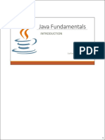 Chapter 0 Java Fundamentals. - Course Introduction