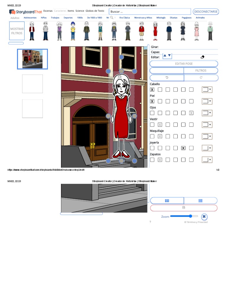 Storyboard Creator - Creador de Historietas - Storyboard Maker | PDF