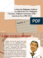 Lesson 6 A Glance at Selected Philippine Political Caricature in Alfred McCoy's Philippine Cartoons