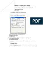 Windows - Configuration of PC Station Name and IP