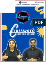 15th JULY 2022 English Crossword Current Affairs by Kapil Kathpa