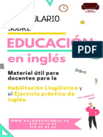 Educación inglés vocabulario docentes herramienta