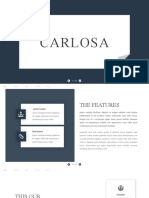 Carlosa - Powerpoint - Navy and Orange