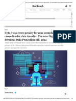 Upto 500 Crore Penalty For Non-Compliance, Easy Cross-Border Data Transfer - The New Digital Personal Data Protection Bill, 2022