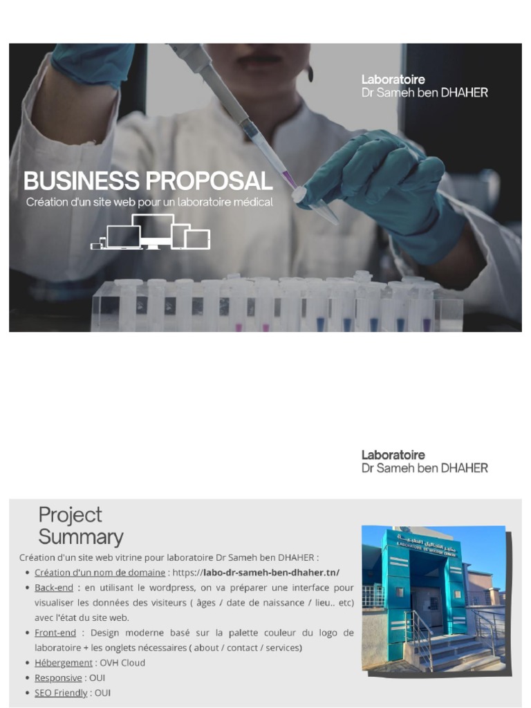 Proposal site For Medical Laboratory PDF